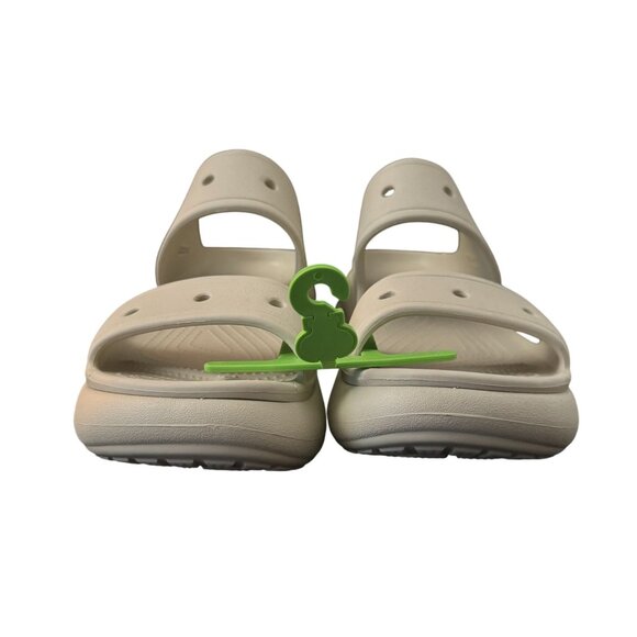 Crocs Classic Crush Sandal In Bone, Size 10/M 12/W NWOB - Picture 2 of 9
